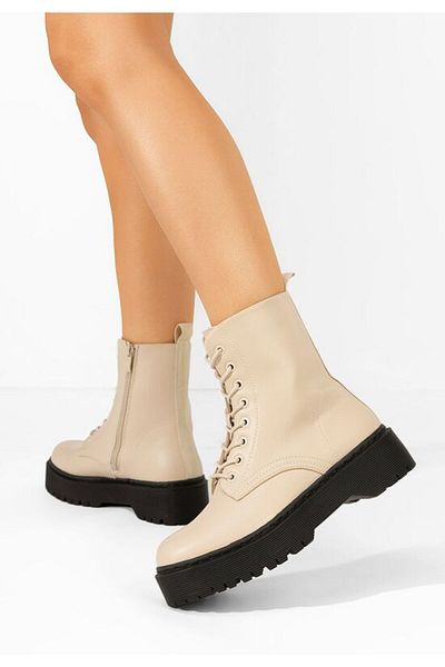 B T Shoes Bocanci damă Marquetta V2 bej