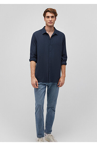 Mavi Lacivert Gömlek Slim Fit / Dar Kesim 0211190-70490