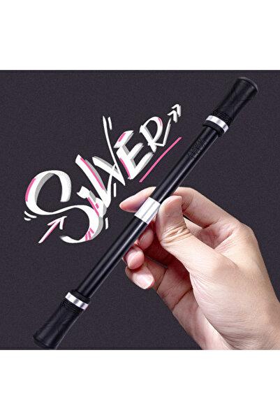 Choice قلم دوار فضي مضحك للبالغين مضاد للتوتر، ألعاب فيدجيت للأطفال، لعبة دوا...