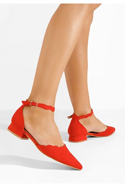 B T Shoes Γόβες με χαμηλό τακούνι Weber κοκκινο