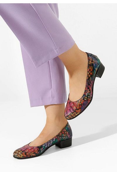 B T Shoes Montremy V5 multi-colored low-heeled shoes