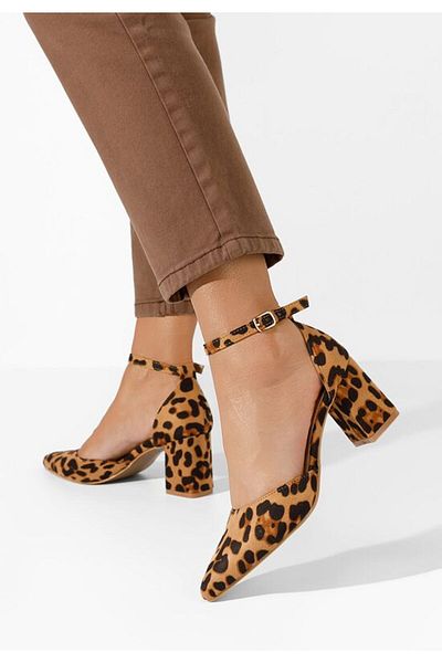 B T Shoes Pantofi Cu Toc Alivila V2 Leopard