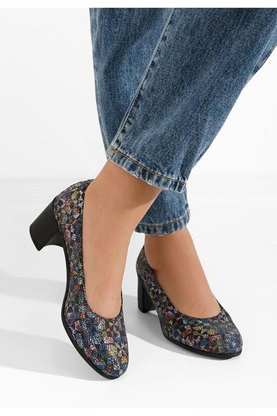 B T Shoes Dalida V5 multi-colored high-heeled shoes
