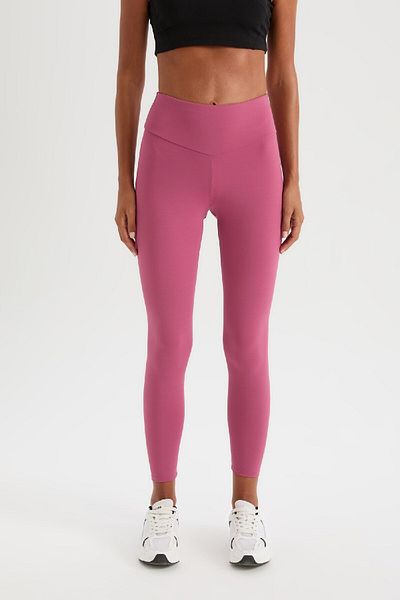 DeFacto Passform mit hoher Taille, tailliert, flexibel, Basic, einfarbig, Sportler-Leggings B4147ax25sp