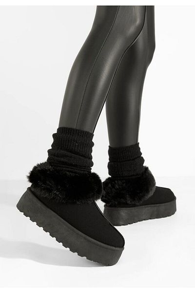 B T Shoes Maily women's winter boots, black