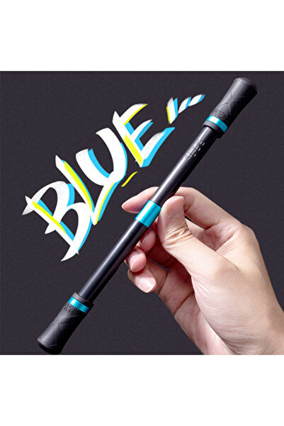 Choice قلم دوار أزرق مضحك للبالغين مضاد للتوتر، ألعاب فيدجيت للأطفال، لعبة دو...