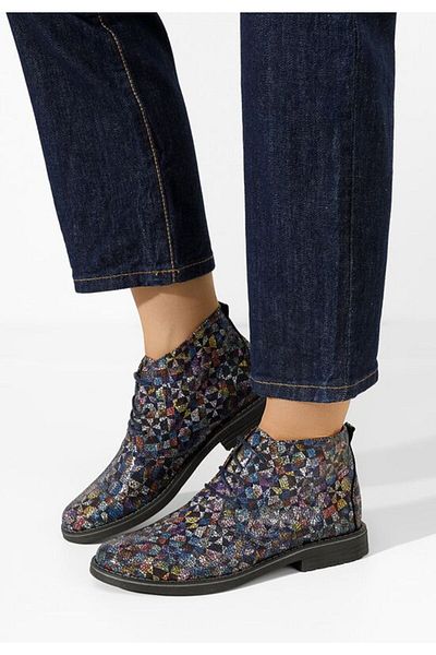 B T Shoes Women's leather boots Kalisa V9 multicolor