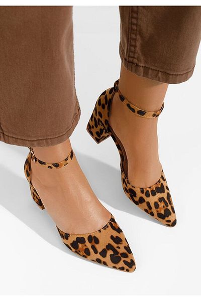 B T Shoes Pantofi Cu Toc Alivila V2 Leopard