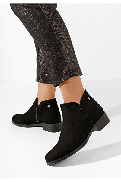 B T Shoes Ghete dama piele Dalea V5 negre