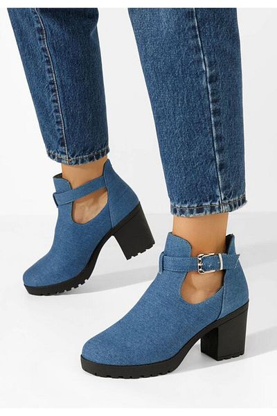 B T Shoes Ghete de toamna Nomaria denim