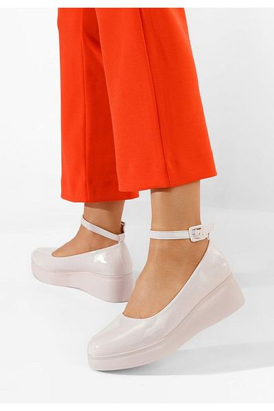 B T Shoes Evelyne V2 beige platform casual shoes