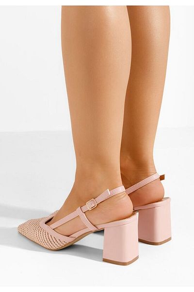 B T Shoes Triabela Slingback Shoes Pink