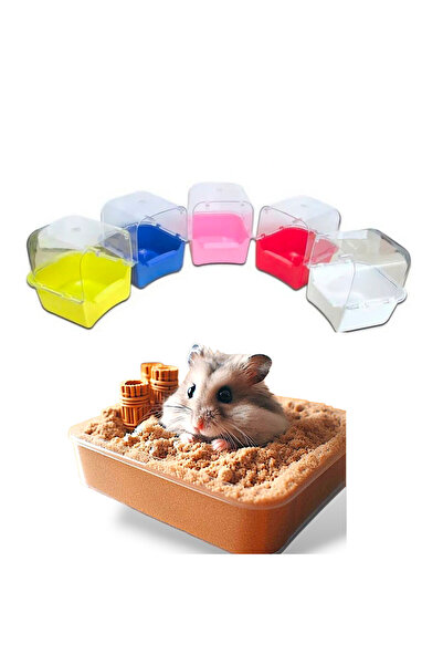 yeni Hamster Ginepig Banyo/oyun Kabı 1 Adet 1 Kg Kumu