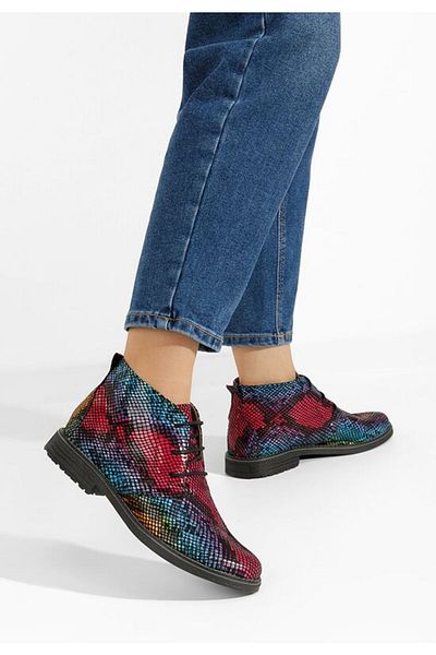 B T Shoes Women's leather boots Kalisa V6 multicolor