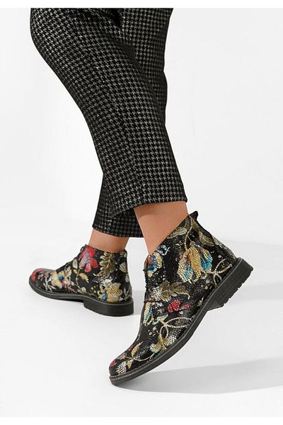 B T Shoes Women's leather boots Kalisa V7 multicolor