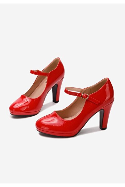 B T Shoes Donatella Red Heels