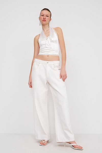 Addax Halter Satin Blouse B16807-X1