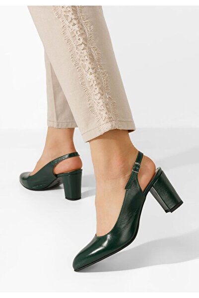 B T Shoes Κορούσα Πράσινα Παπούτσια Σλινγκμπακ