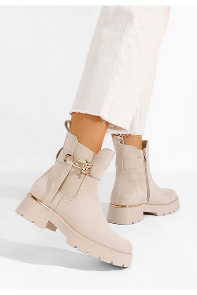 B T Shoes Women's boots Latashia beige