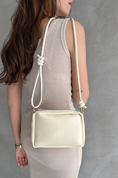 EYYE Екрю Штучна шкіра Жіноча сумка