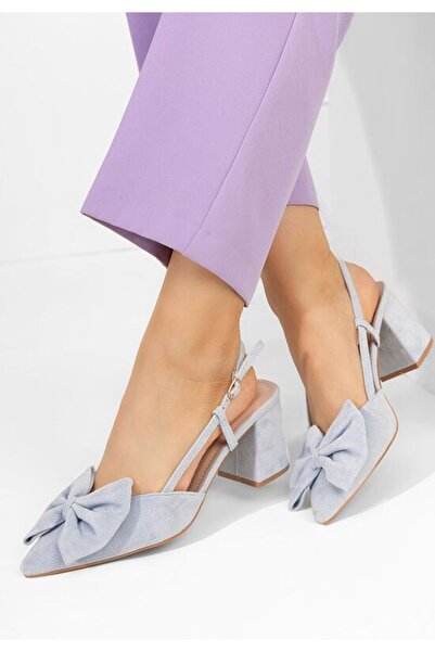 B T Shoes Pantofi slingback Latosha albastri