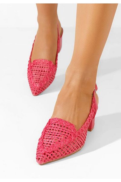 B T Shoes Pantofi Slingback Tosena Fucsia