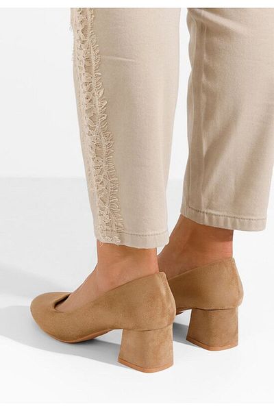 B T Shoes Pantofi Cu Toc Gros Brasea Kaki