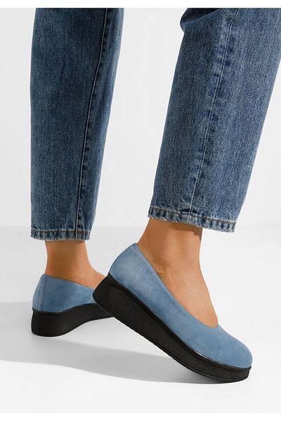 B T Shoes Pantofi cu platformă bleu Cantoria V2