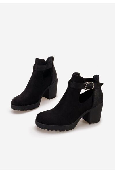 B T Shoes Ghete de toamna Nomaria negre