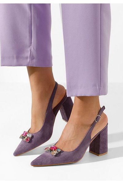 B T Shoes Pantofi Slingback Rossana Mov