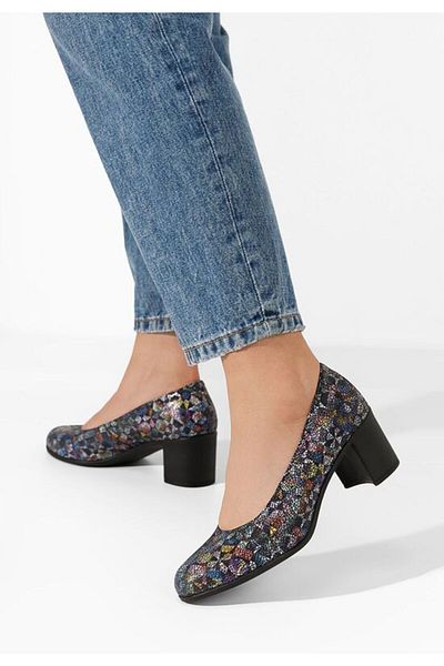 B T Shoes Dalida V5 multi-colored high-heeled shoes
