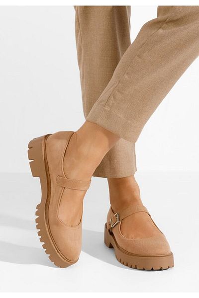 B T Shoes Pantofi casual dama Orias V2 kaki