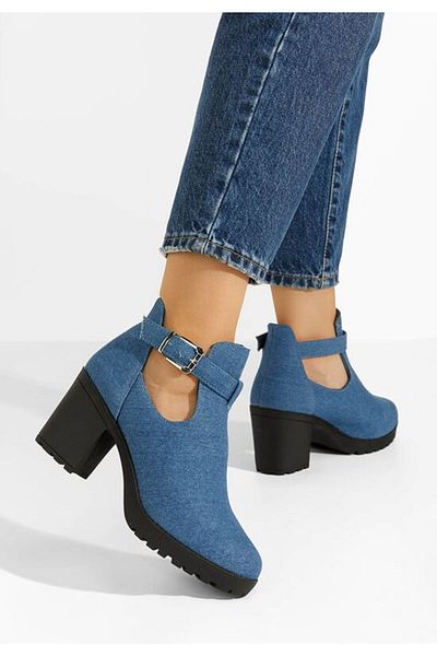 B T Shoes Ghete de toamna Nomaria denim