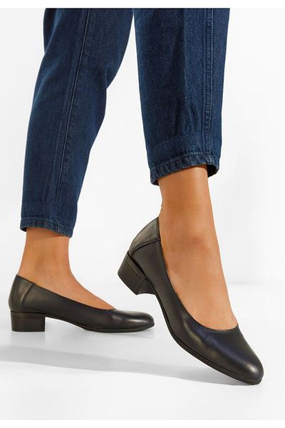 B T Shoes Pantofi Dama Piele Naturala Montremy Navy