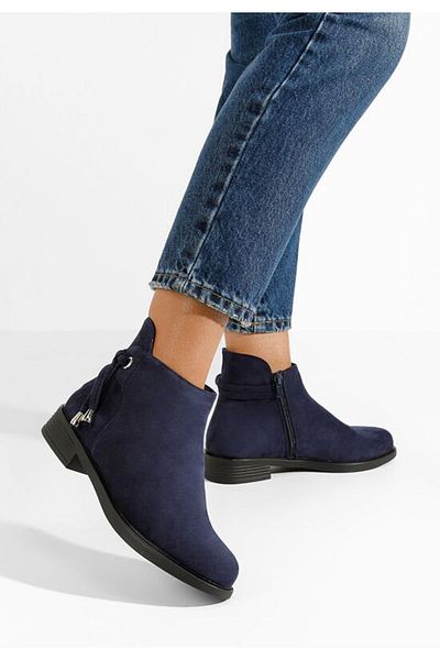 B T Shoes Ghete damă navy Dezara
