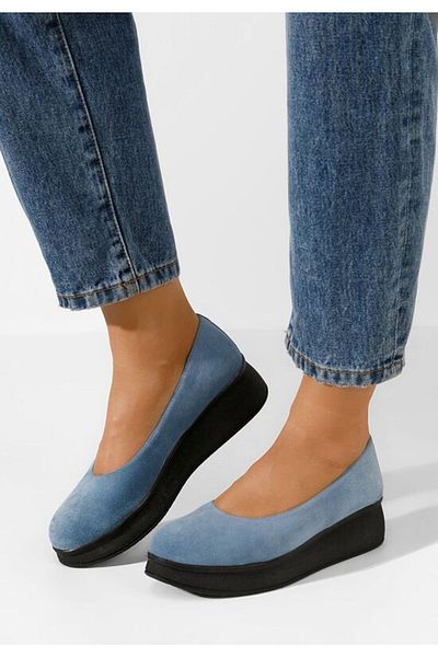 B T Shoes Pantofi cu platformă bleu Cantoria V2