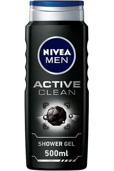 NIVEA NIVEA MEN Shower Gel, Active Clean, 500ml
