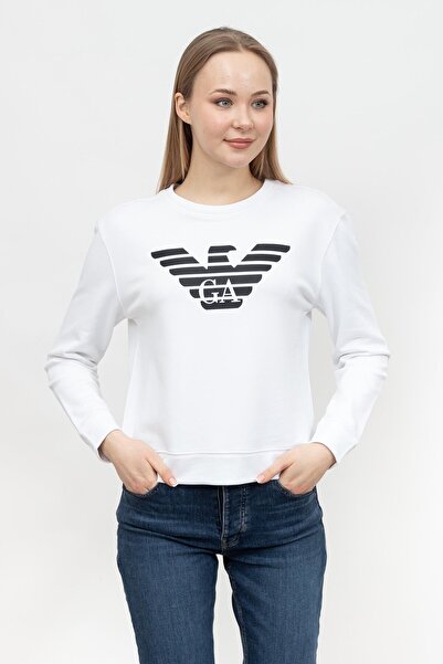Emporio Armani Kadın Bisiklet Yaka Sweatshirt