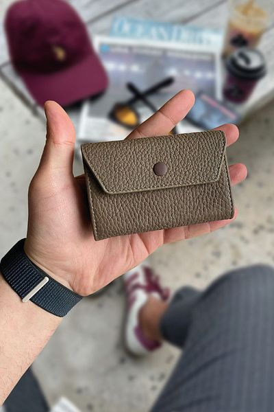 LETERRA GENUINE LEATHER ACCORDION CARD HOLDER