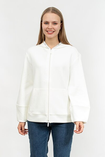 Emporio Armani Kadın Fermuarlı Sweatshirt