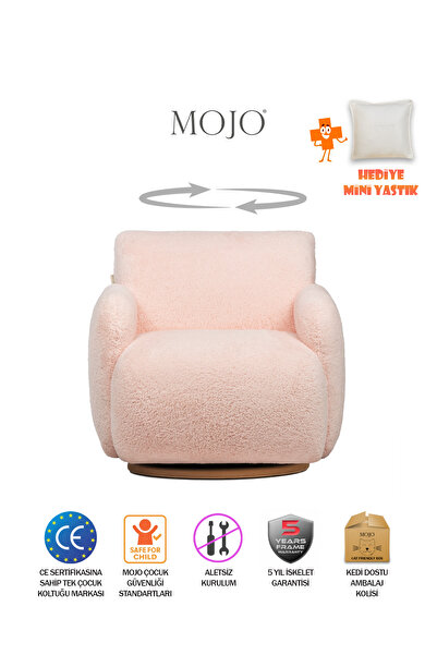 MOJO Mango Twist Dönen Ayaklı Çocuk Koltuğu Pembe