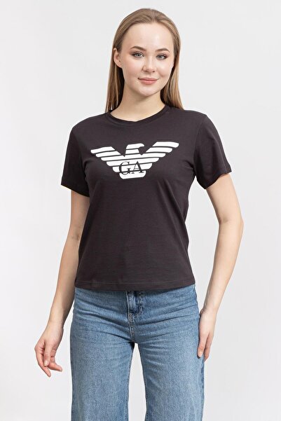 Emporio Armani Kadın Bisiklet Yaka T-Shirt