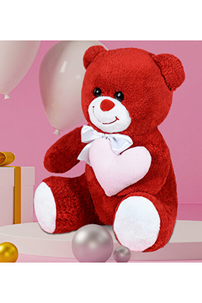 Özgüner Oyuncak 65 cm Cute Boss Teddy Bear with Heart