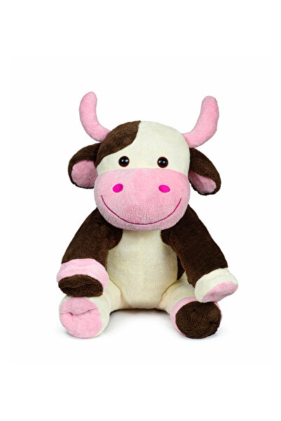 Özgüner Oyuncak 110 cm Dev Oturan İnek Peluş Oyuncak – Dev Boy Sevimlilik