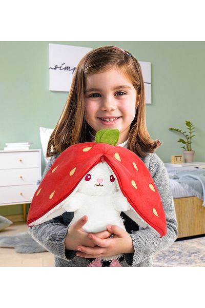 Pababo 50 cm Special Strawberry Rabbit with Bag for Lovers
