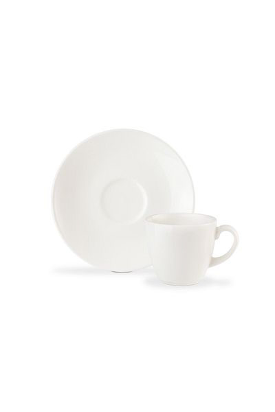 Madame Coco Benard 12-teiliges Kaffeetassen-Set für 6 Personen - Weiß - 110 ml
