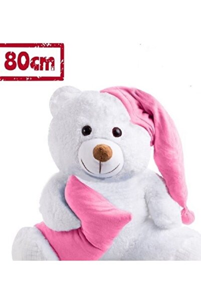 Özgüner Oyuncak 80 Cm Yastıklı Uyku Arkadaşı Peluş Ayıcık