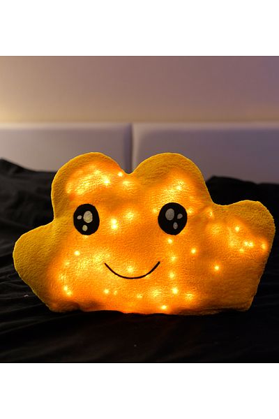 Özgüner Oyuncak Cloud Pillow with Led, Stylish and Beautiful Pillow Model for Decor