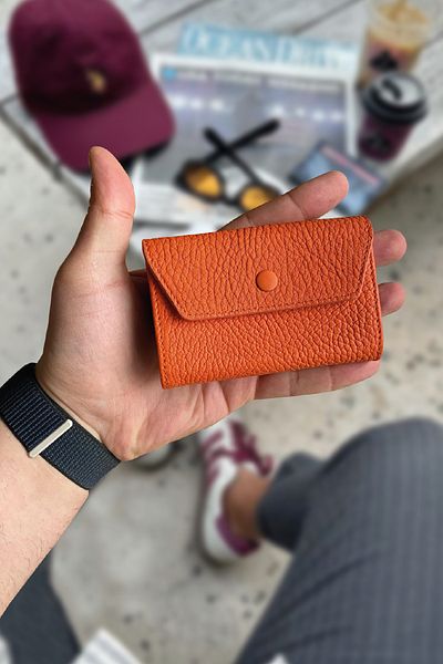 LETERRA GENUINE LEATHER ACCORDION CARD HOLDER