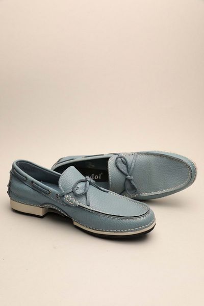 Gondol Loafer clasic pentru bărbați din piele naturală - Albastru 40 TTX.628